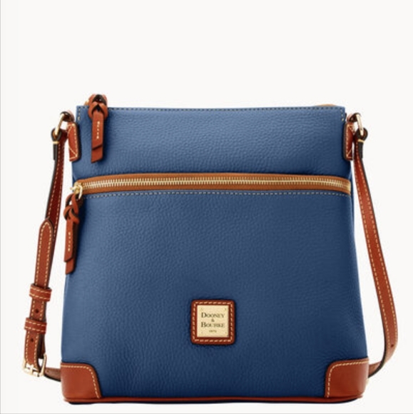 Dooney &‎ Bourke Crossbody in Pebble Grain Leather, Handbag with Adjustab straps - Picture 2 of 10